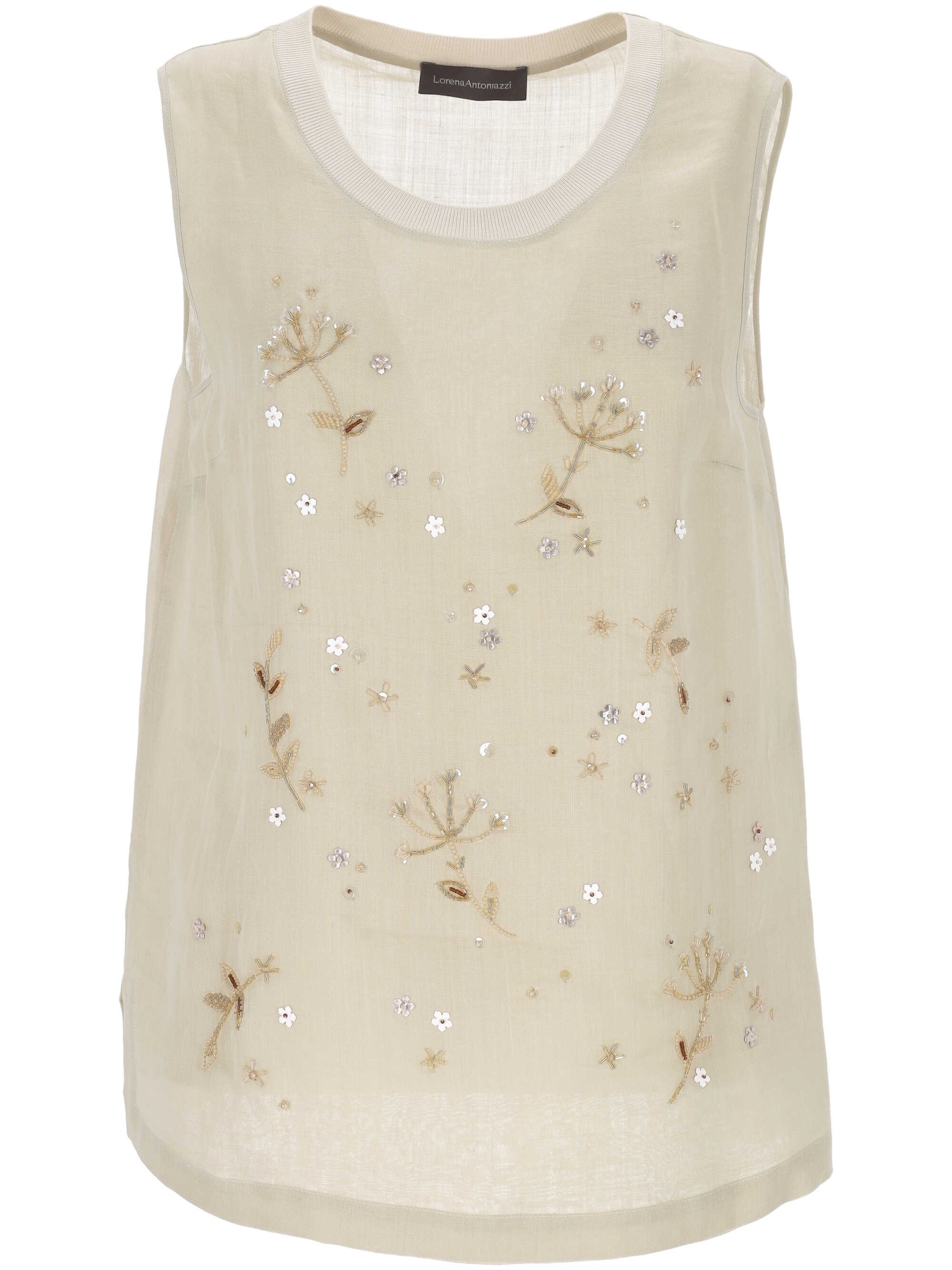 [LORENA ANTONIAZZI] Tank top SS26 E2644TS38A4248R0104