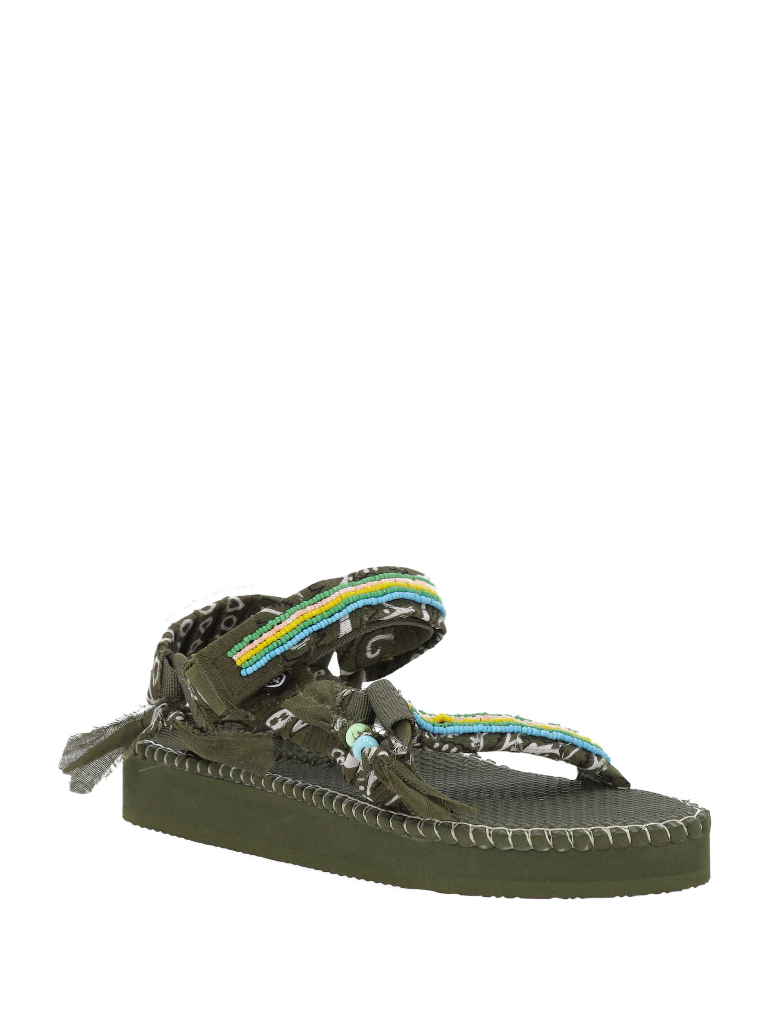 [ARIZONA LOVE] Sandals SS26 TKKAKISTITCHMULTI BEADS