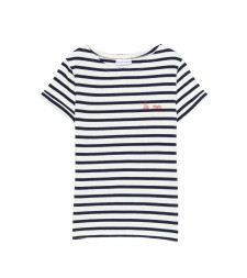 [MAISON LABICHE] T-shirts Short Sleeve SS26 ZWCOLOMBSSLAMERIVORY NAVY