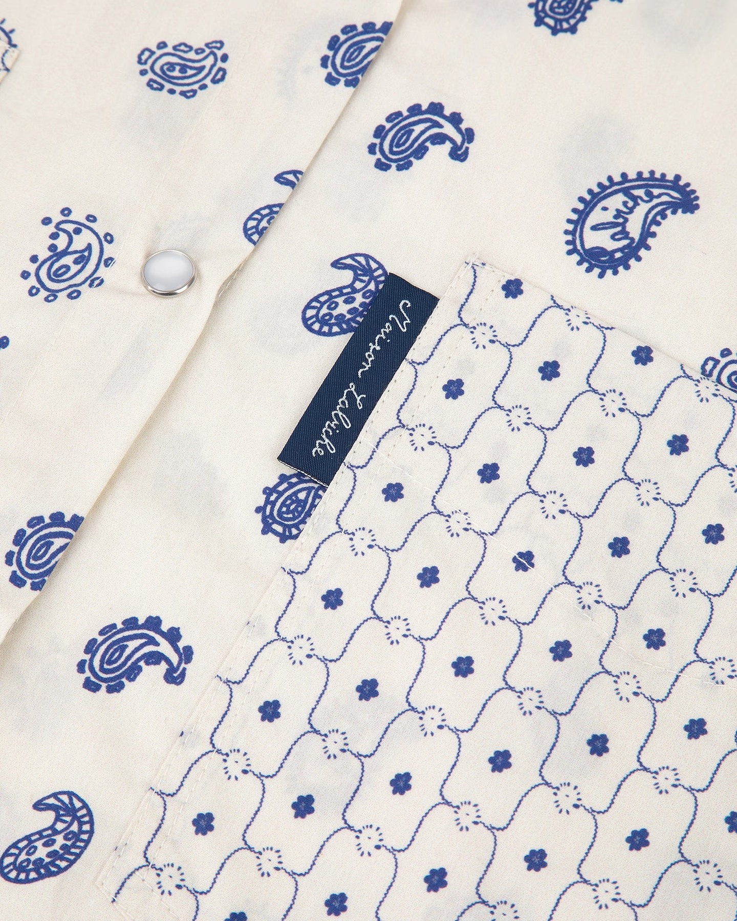 [MAISON LABICHE] Shirts Long Sleeve SS26 ZWMONSELETCASHCASHMERE PATCH PRINT