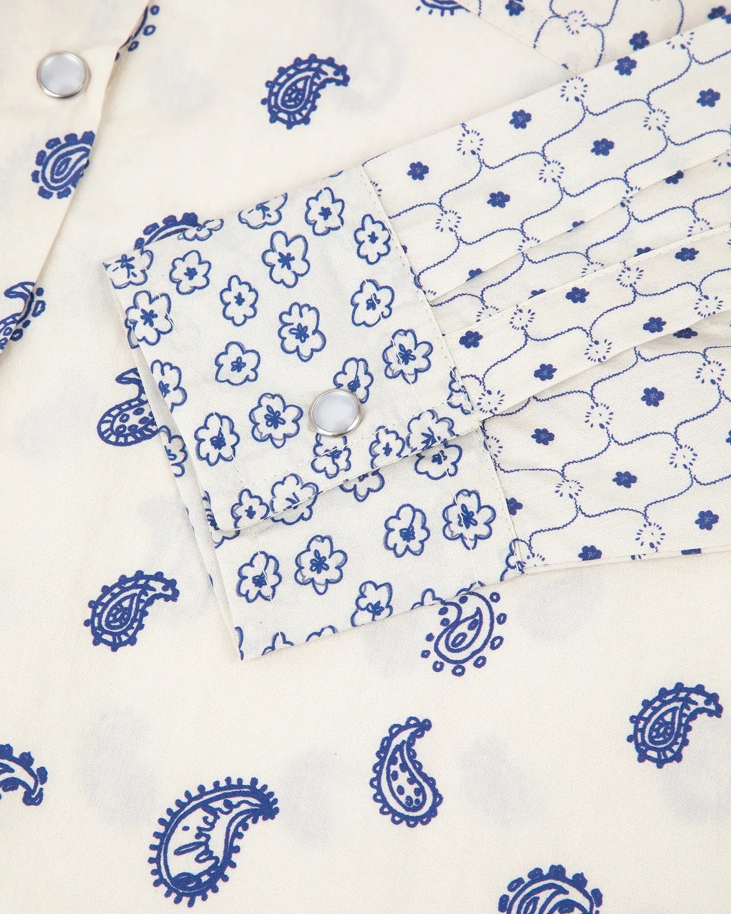 [MAISON LABICHE] Shirts Long Sleeve SS26 ZWMONSELETCASHCASHMERE PATCH PRINT