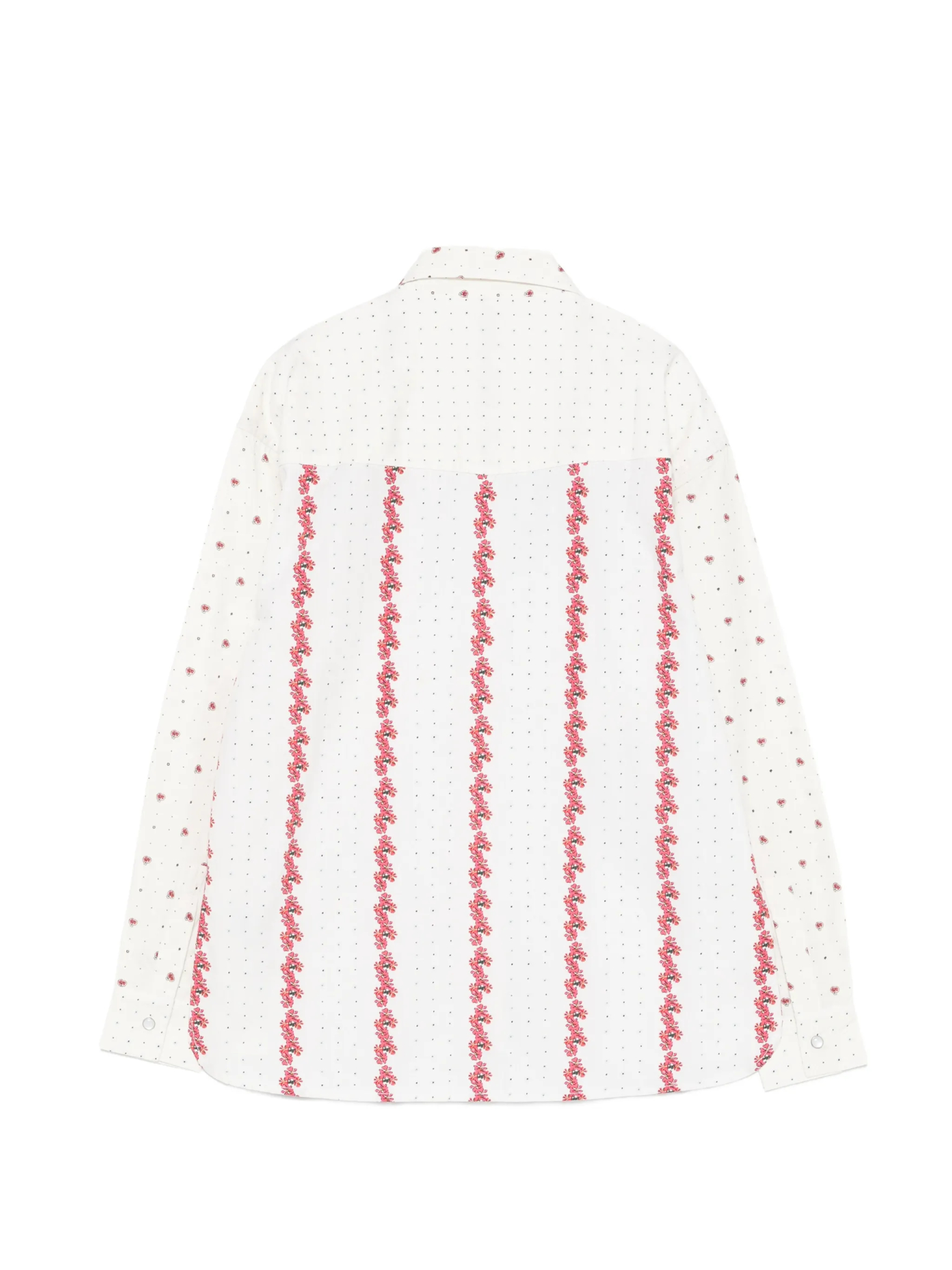 [MAISON LABICHE] Shirts Long Sleeve SS26 ZWMONSELETFLOWFLOWERS PATCH PRINT