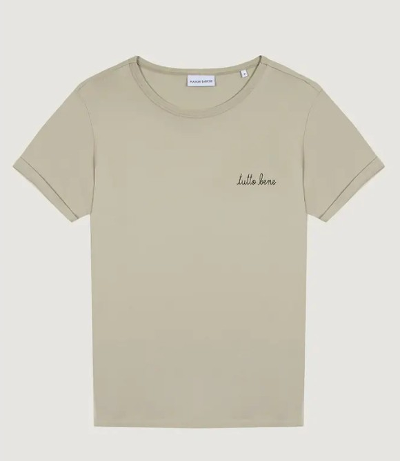 [MAISON LABICHE] T-shirts Short Sleeve SS26 ZMPOITOUTUTTOAGATE GRAY