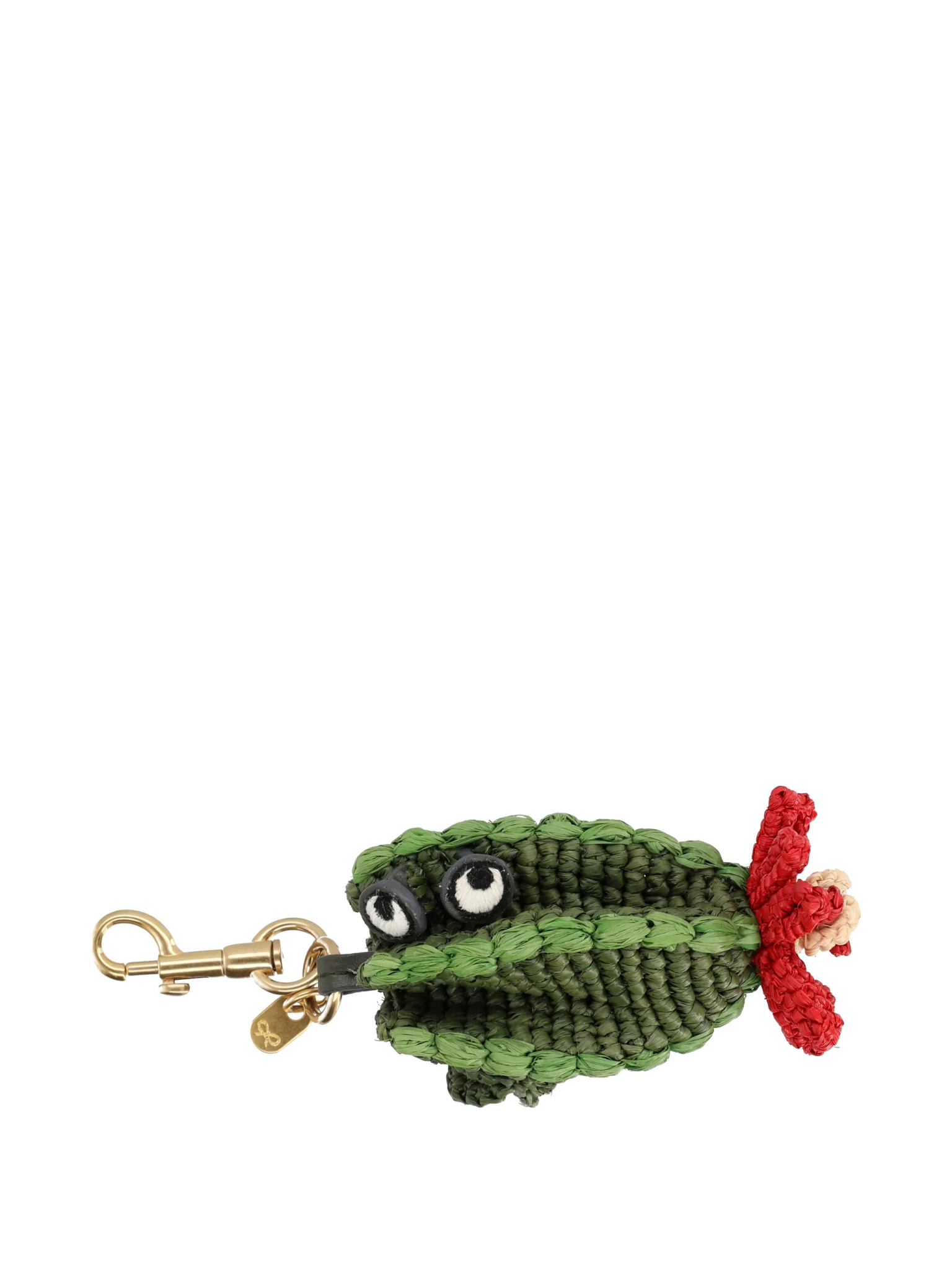 [Anya Hindmarch] Keyring SS26 203647KHAKI