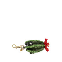 [Anya Hindmarch] Keyring SS26 203647KHAKI