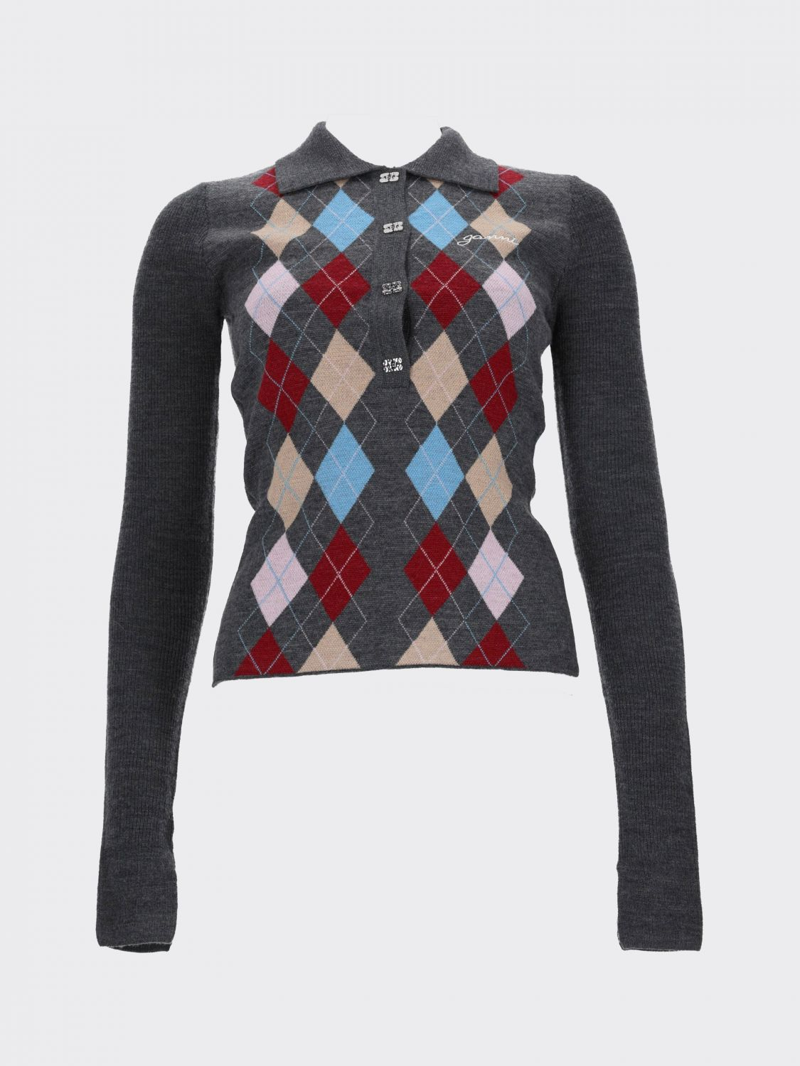 [GANNI] Knitwear SS26 K2601 920