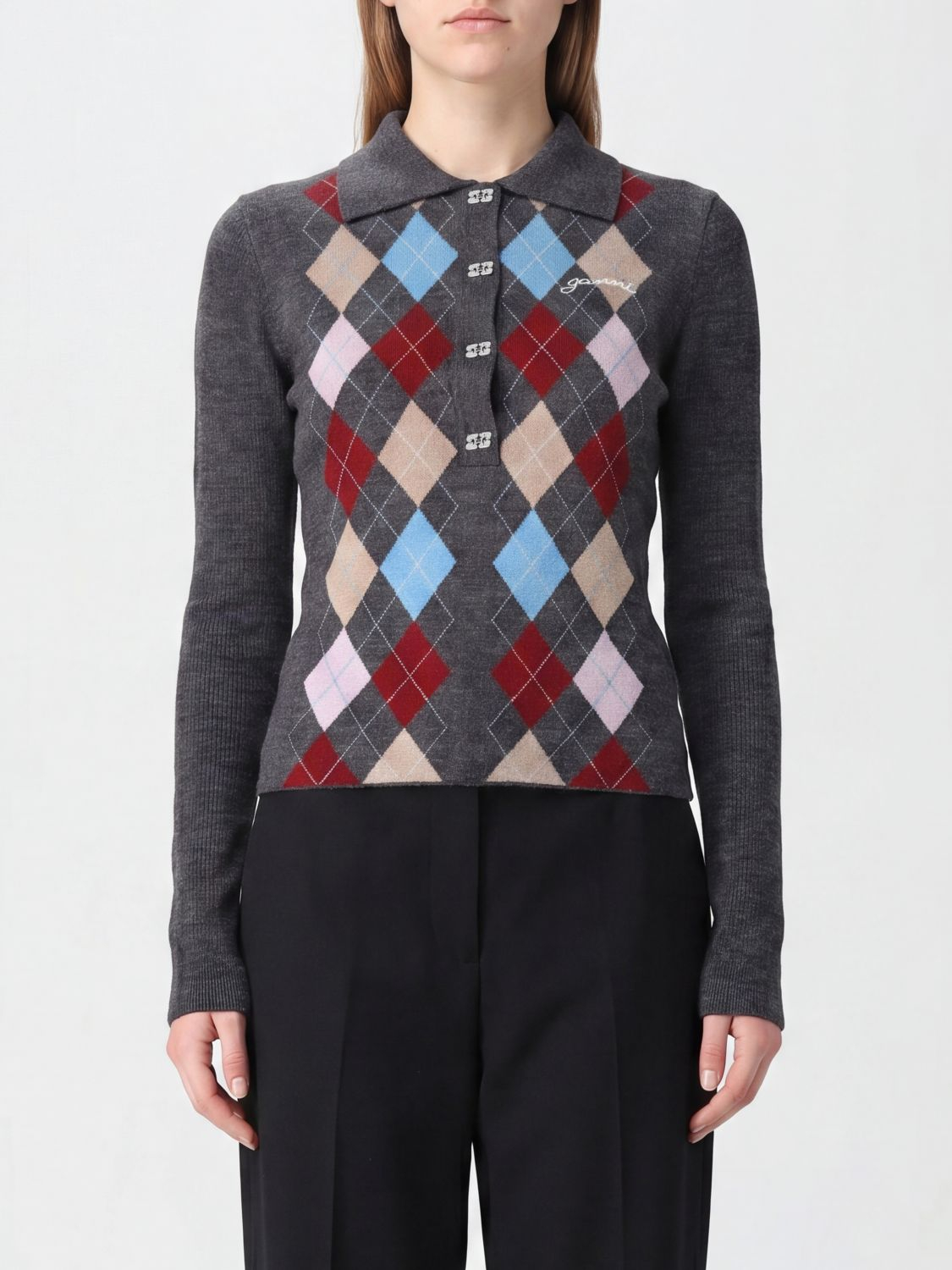 [GANNI] Knitwear SS26 K2601 920