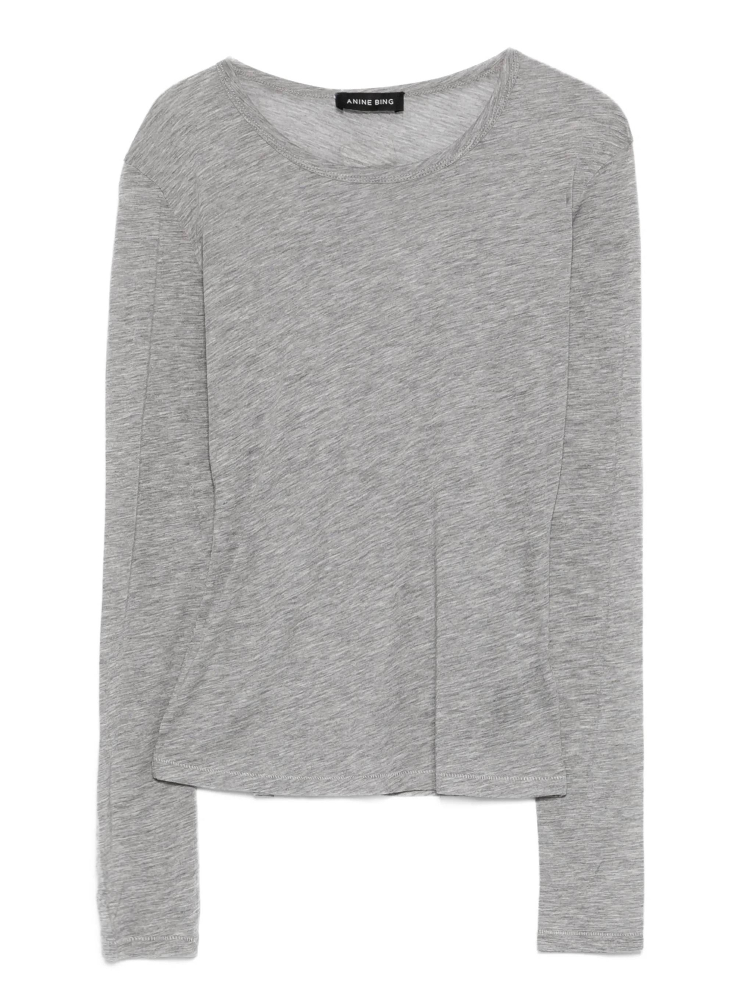 [Anine Bing] T-shirts Long Sleeve SS26 A0811501GRY1GREY