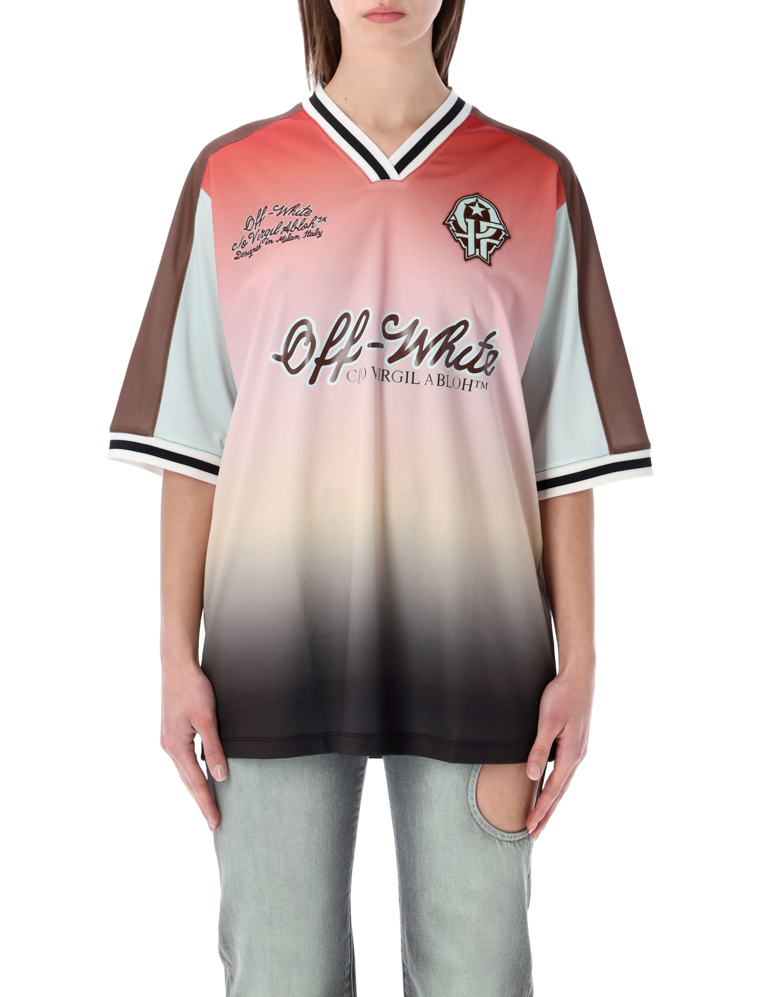 [Off-White™] T-shirts Short Sleeve SS26 OWAA13JS26JER0013C10