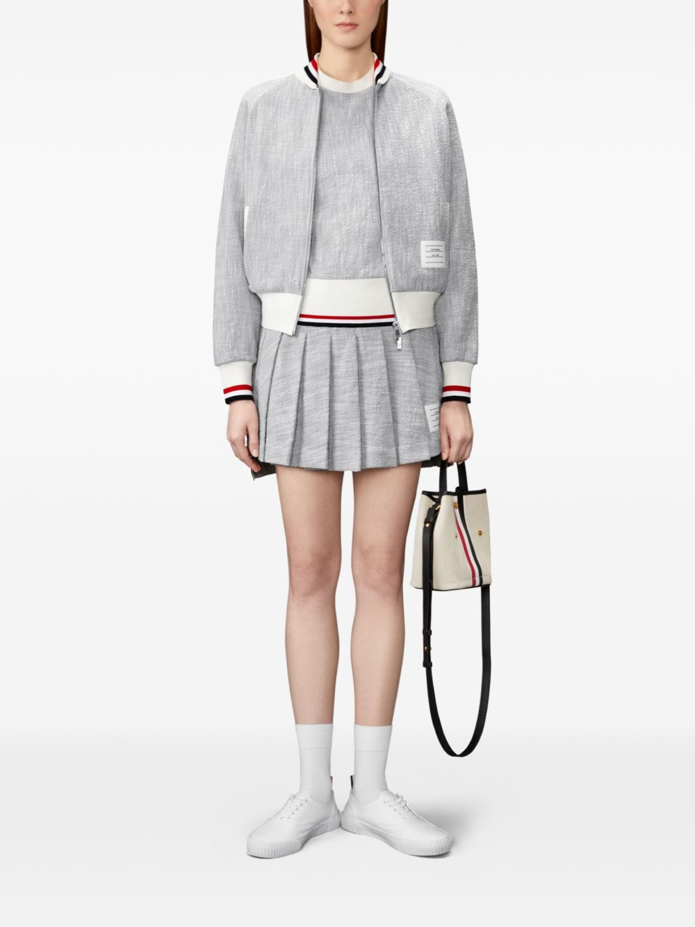 [Thom Browne] Mini skirt FW26 FJK155AJ0194055