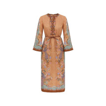 [Zimmermann] Short sleeve dress FW26 8077DSS262TSCF