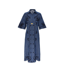 [Zimmermann] Short sleeve dress FW26 8358DSS261RWBLU