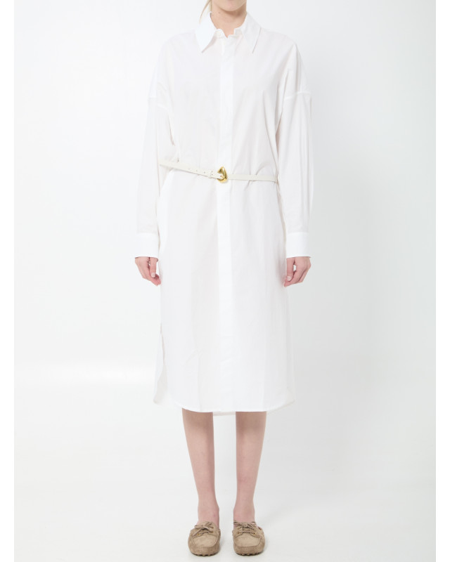 [THE FRANKIE SHOP] Long sleeve dress SS26 SDFS22061000__WHITE