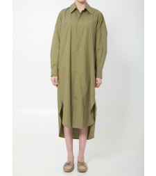 [THE FRANKIE SHOP] Long sleeve dress SS26 SDFS22067408__OLIVE