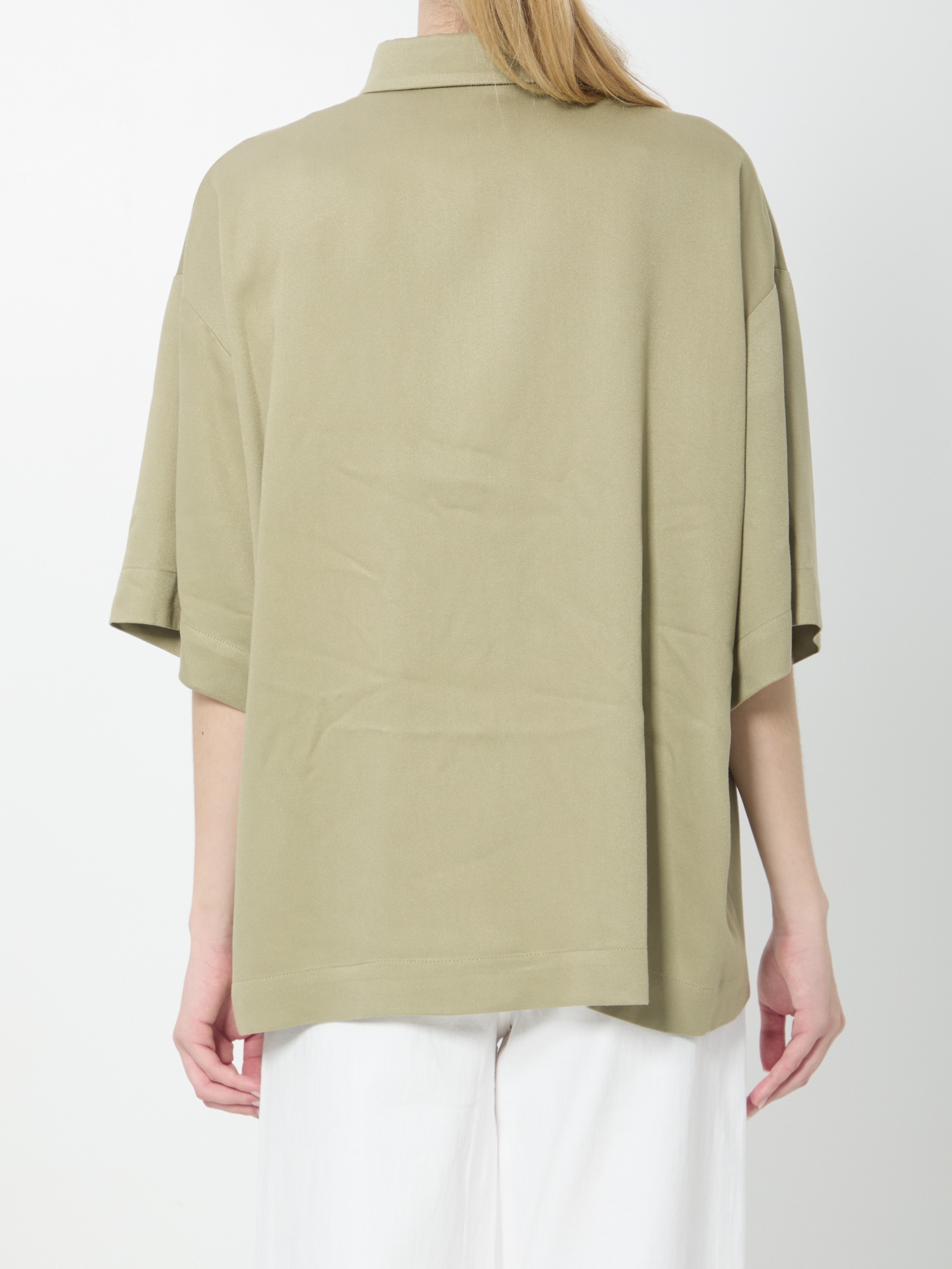 [THE FRANKIE SHOP] Shirts Short Sleeve SS26 POFS22018430__SAGE