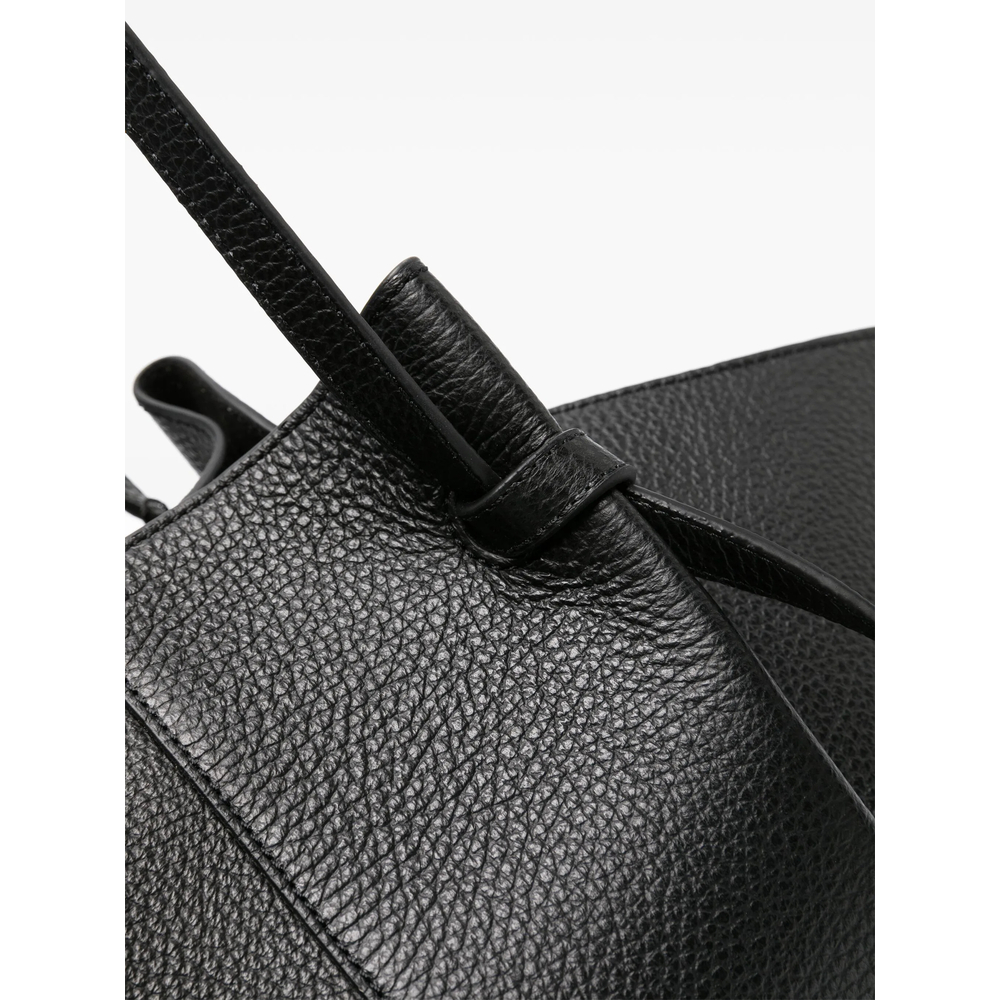 [YUZEFI] Shoulder bag FW26 MOCHI LEATHER BLACK