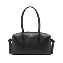 [YUZEFI] Shoulder bag FW26 BRIOCHE DUFFLE LEATHER BLACK