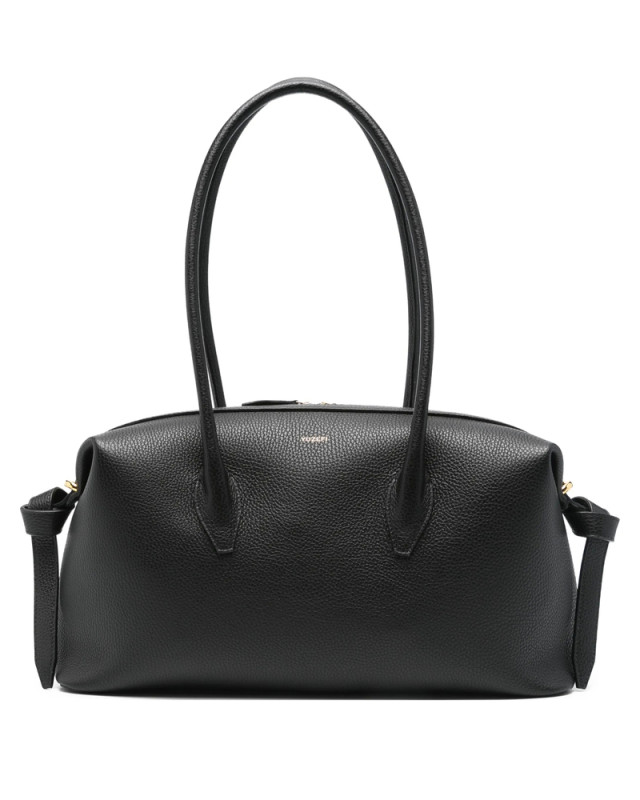 [YUZEFI] Shoulder bag FW26 BRIOCHE DUFFLE LEATHER BLACK