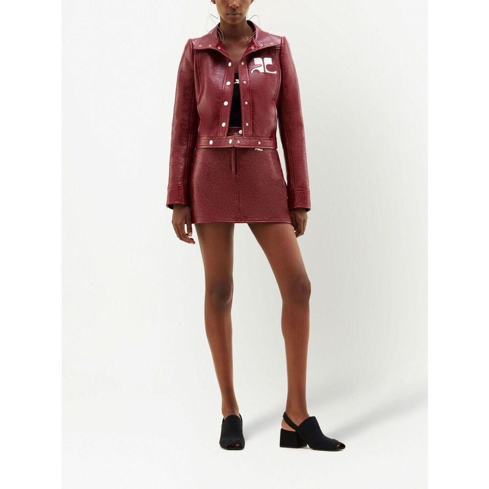[Courreges] Leather Jacket FW26 PERCBL005VY 0014 4034