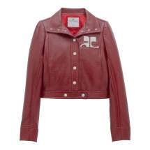[Courreges] Leather Jacket FW26 PERCBL005VY 0014 4034