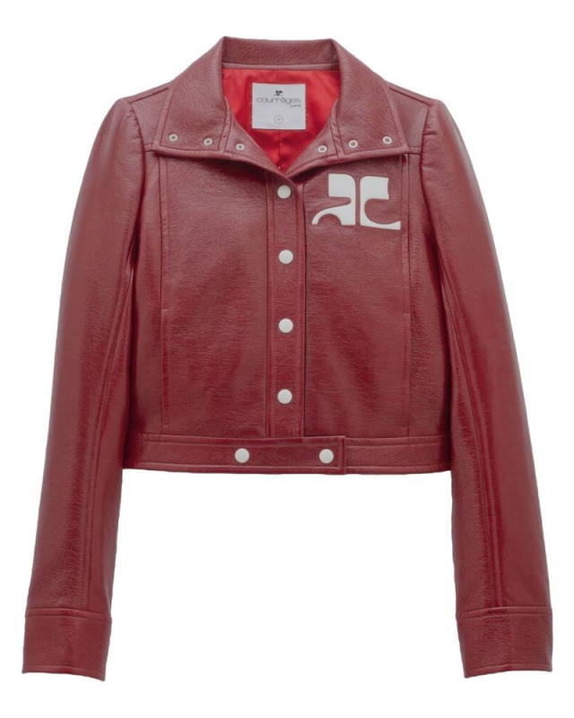 [Courreges] Leather Jacket FW26 PERCBL005VY 0014 4034
