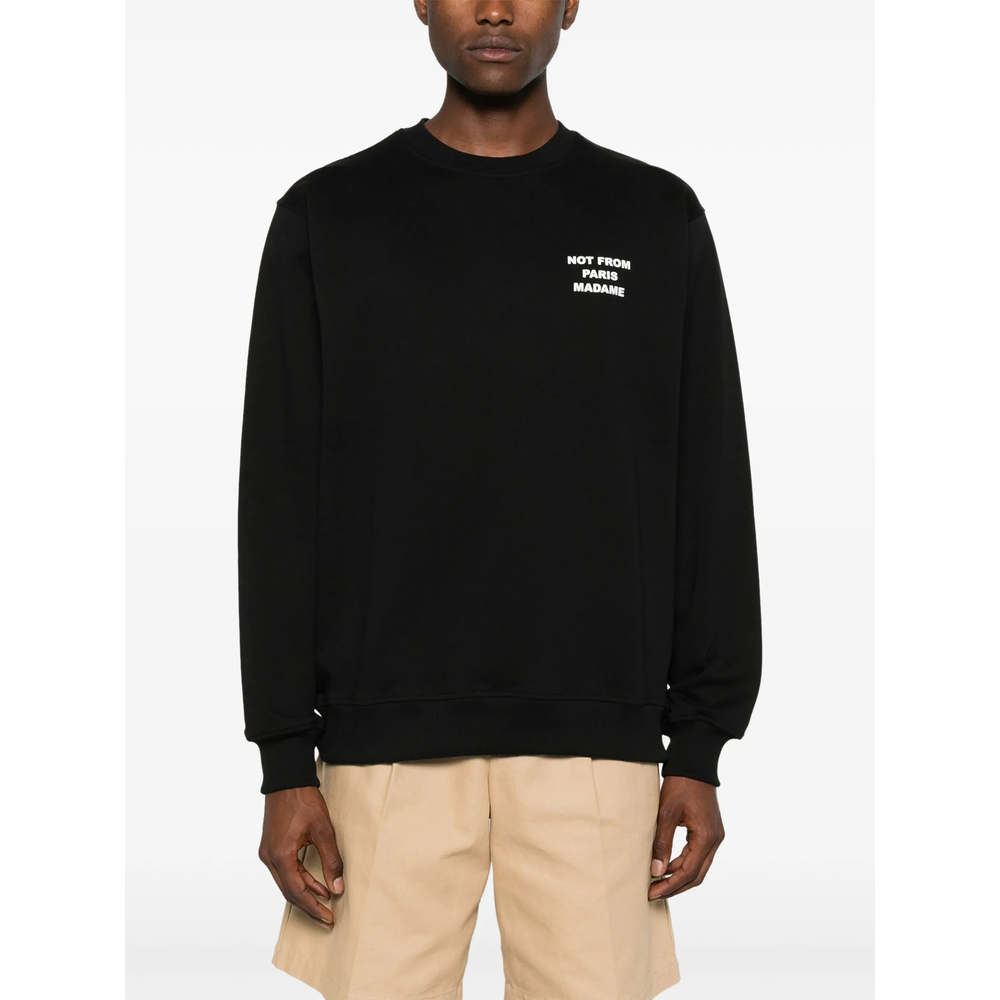 [DROLE DE MONSIEUR] Sweatshirt FW26 PERM-SW149 CO127 BLACK