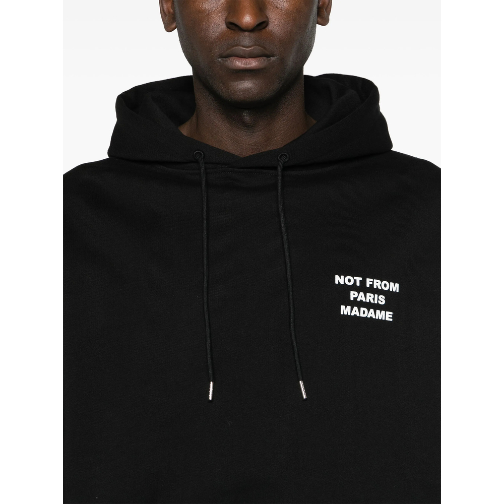 [DROLE DE MONSIEUR] Hoodie FW26 PERM-HO162 CO127 BLACK
