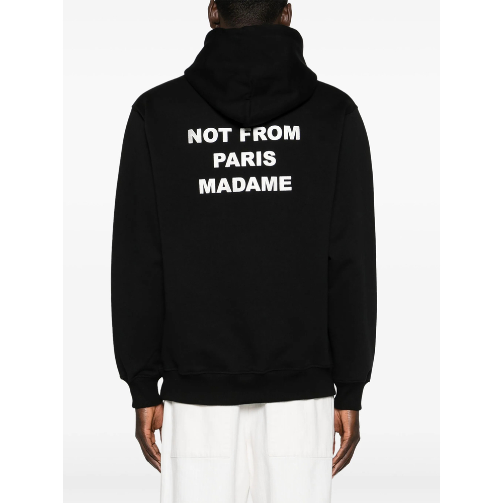 [DROLE DE MONSIEUR] Hoodie FW26 PERM-HO162 CO127 BLACK