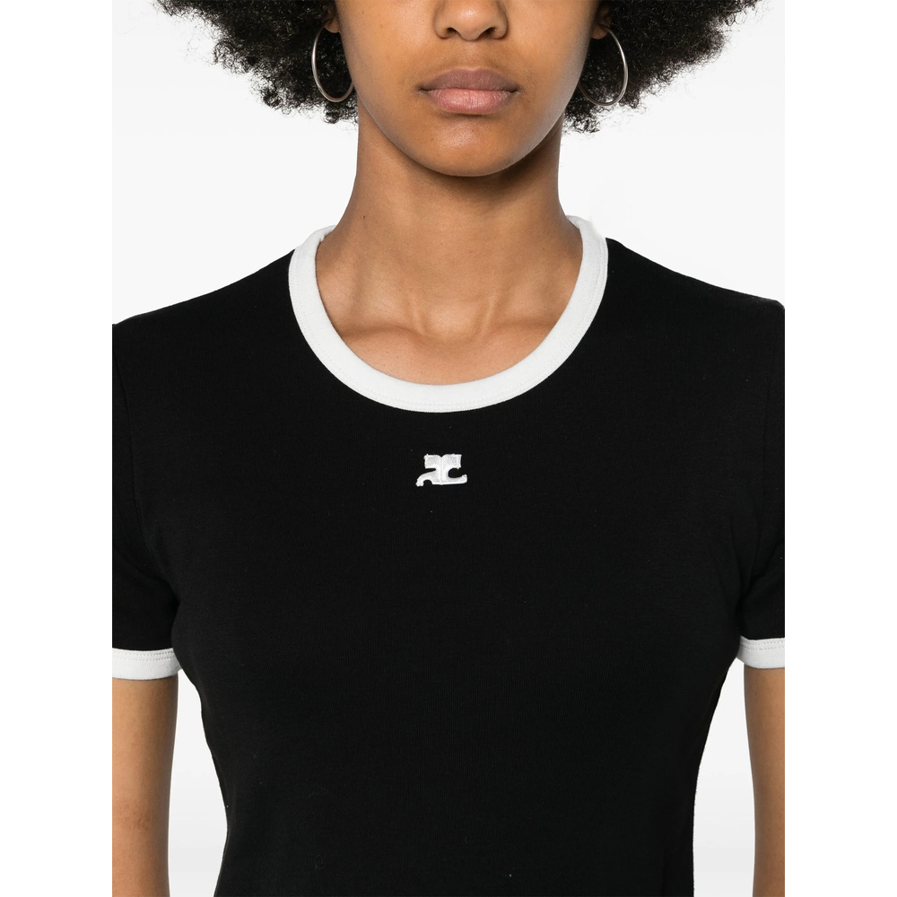 [Courreges] T-shirts Short Sleeve FW26 VESJTS017JS 0070 9901