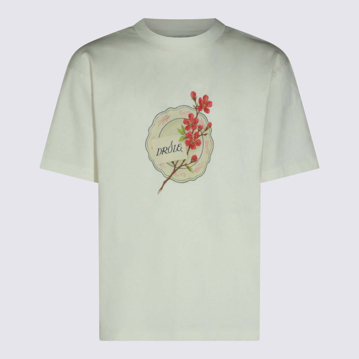 [DROLE DE MONSIEUR] T-shirts Short Sleeve FW26 LTS329CO248OW