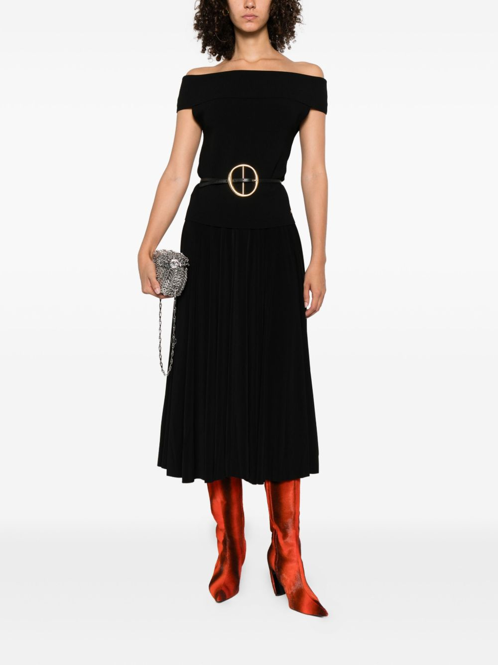 [Norma Kamali] Long skirt SS26 KK225SPLQ42001