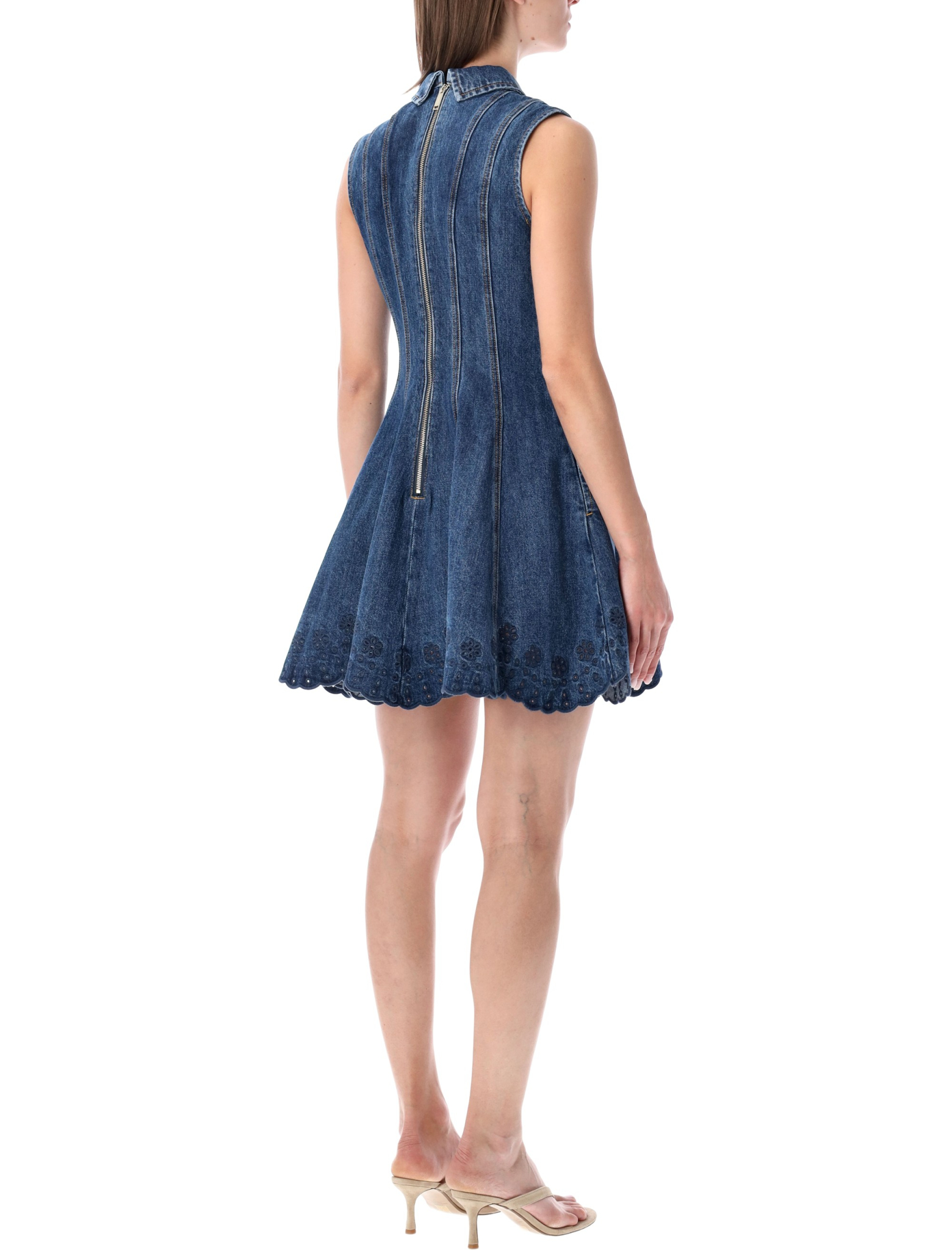 [SELF PORTRAIT] Sleeveless dress SS26 SS26820SBLBLUE