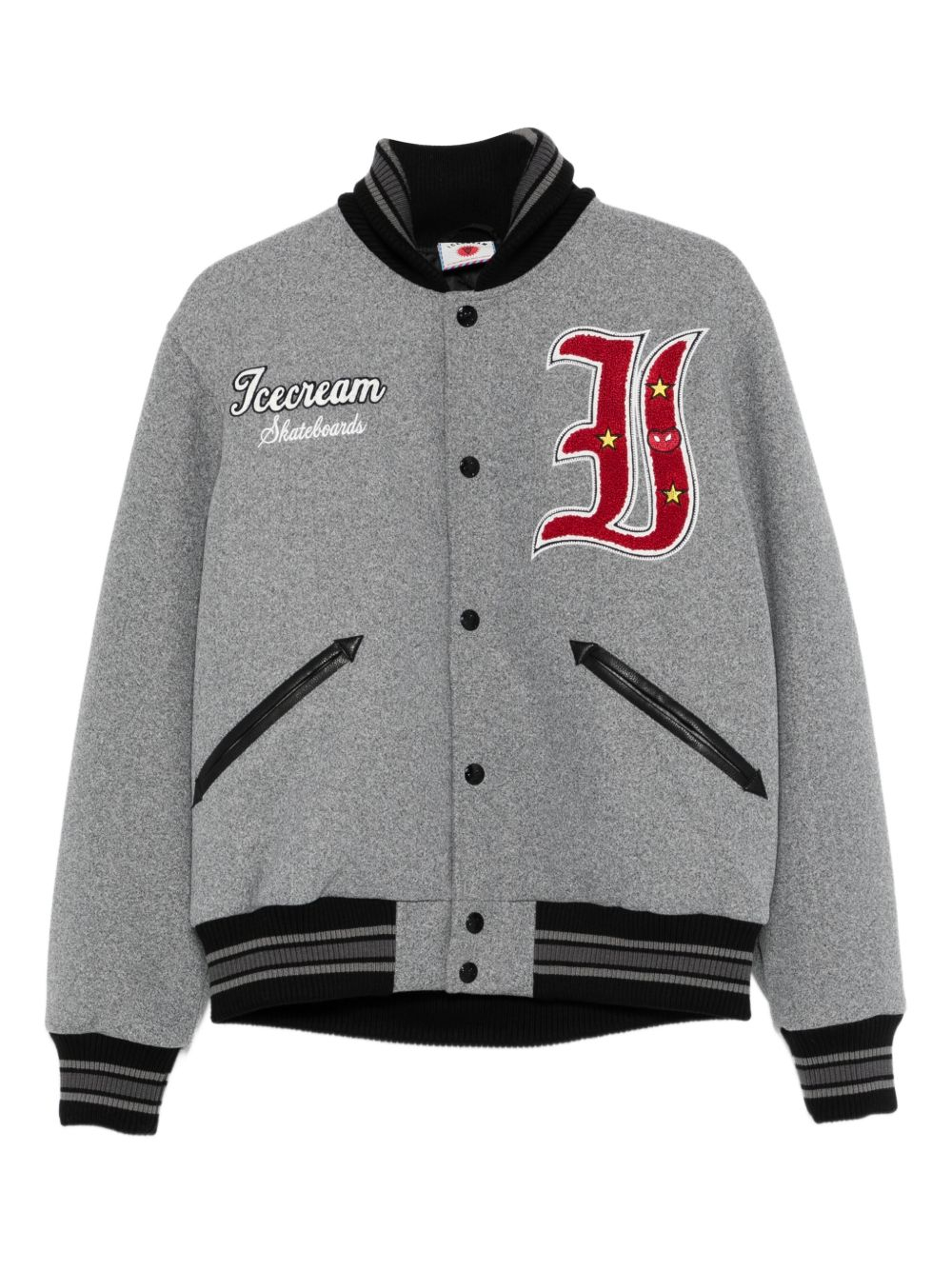 [ICECREAM] Bomber Jacket SS26 IC25402GREY