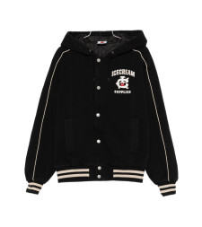 [ICECREAM] Bomber Jacket SS26 IC25401WASHEDBLACK