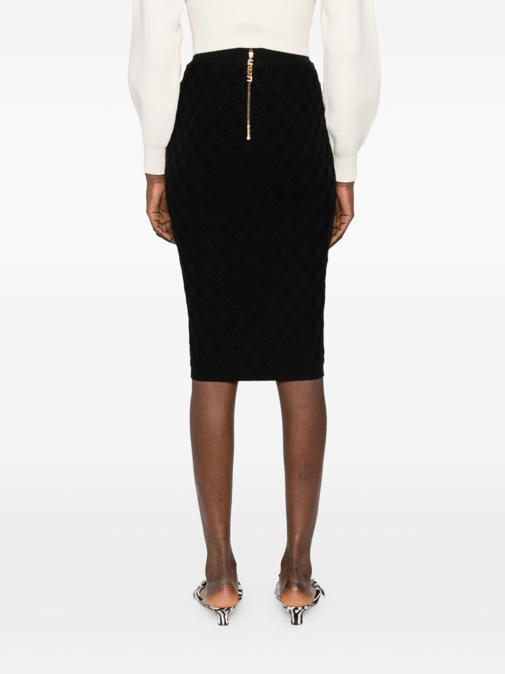 [ELISABETTA FRANCHI] Midi skirt FW25 GK20B56E2110