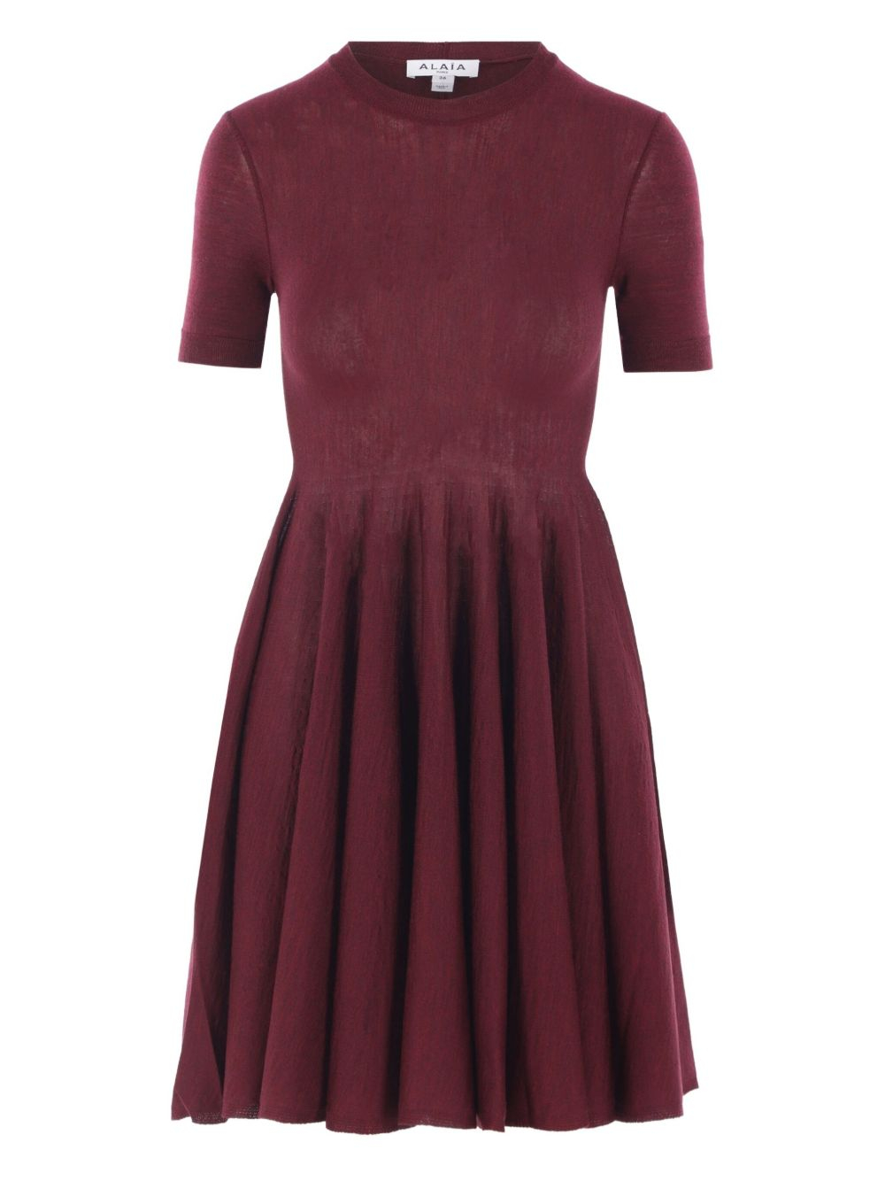 [Alaia] Short sleeve dress FW25 AA9R2700M922B413