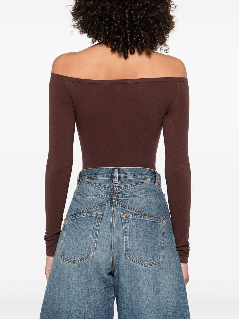 [Alaia] T-shirts Long Sleeve FW25 AA9B0384M826B178