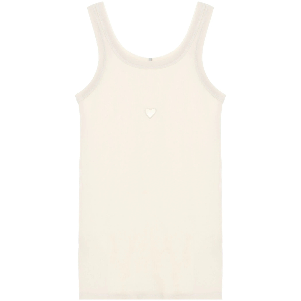 [BASERANGE] Tank top FW26 TOHT-RB HEART UNDYE
