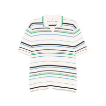 [Wales Bonner] T-shirts Short Sleeve SS25 JM8203WONDERWHITE/GREEN/BLUEBIRD