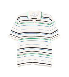 [Wales Bonner] T-shirts Short Sleeve SS25 JM8203WONDERWHITE/GREEN/BLUEBIRD
