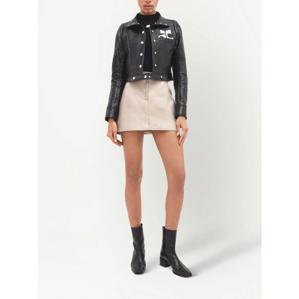[Courreges] Leather Jacket FW26 PERCBL005VY 0014 9999