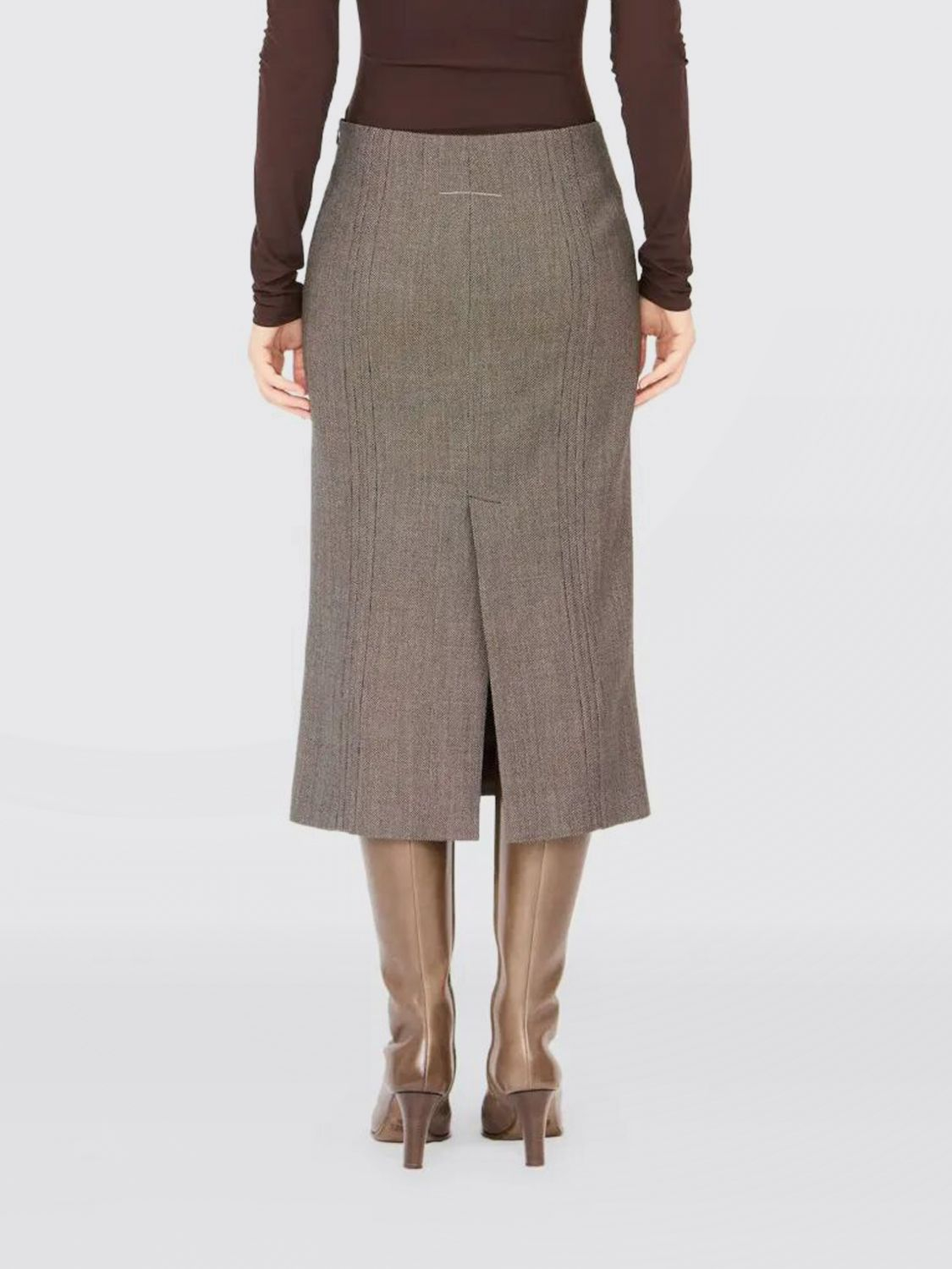 [MM6 Maison Margiela] Long skirt FW25 S62ME0017M35636 001F