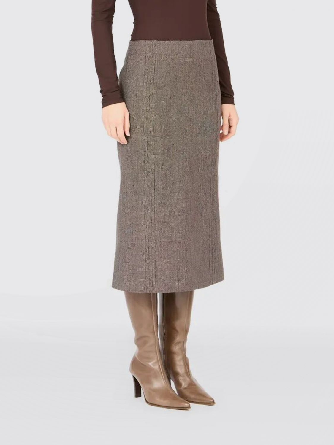 [MM6 Maison Margiela] Long skirt FW25 S62ME0017M35636 001F