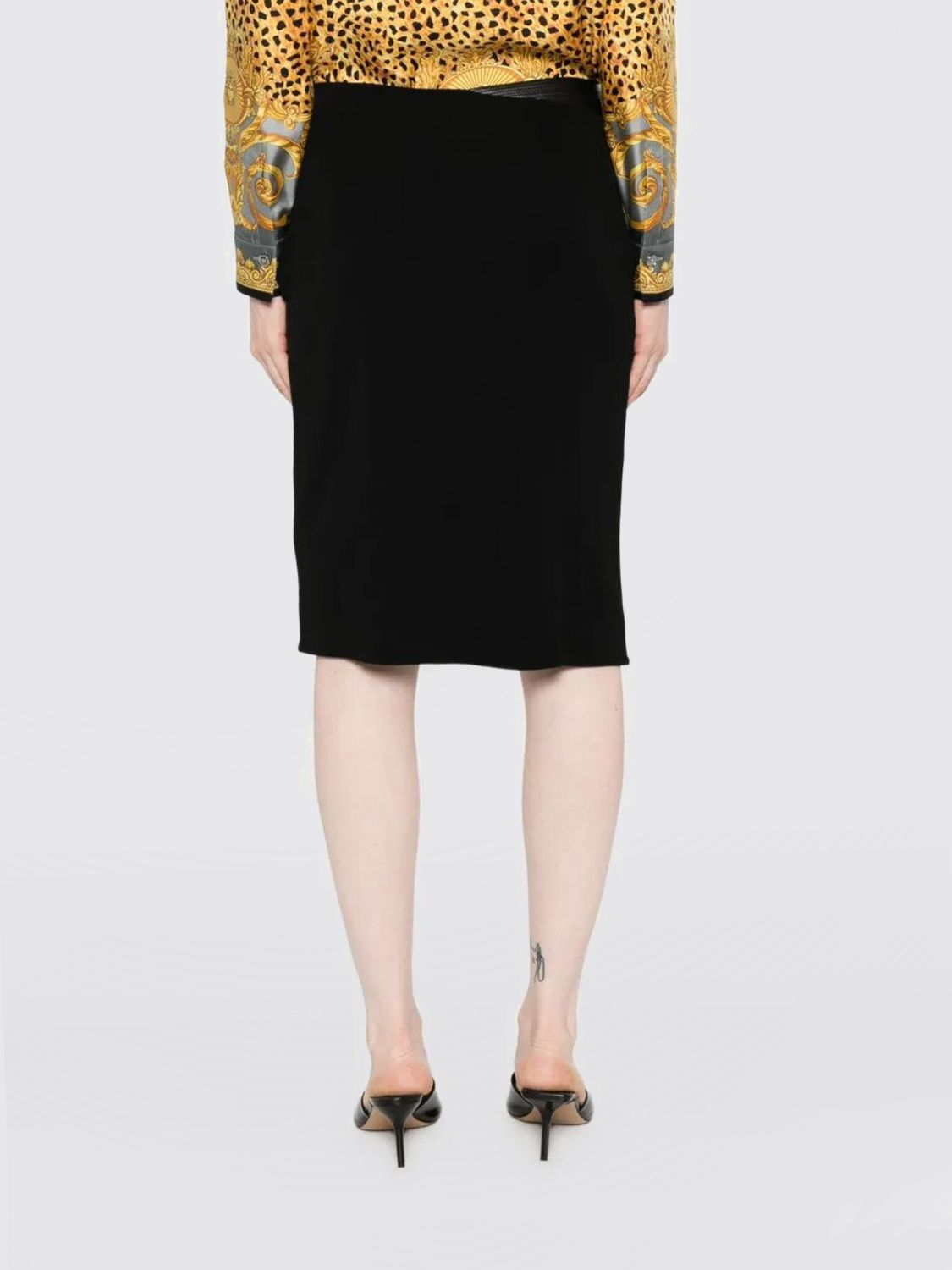 [Versace] Midi skirt FW25 10219891A14475 1B000
