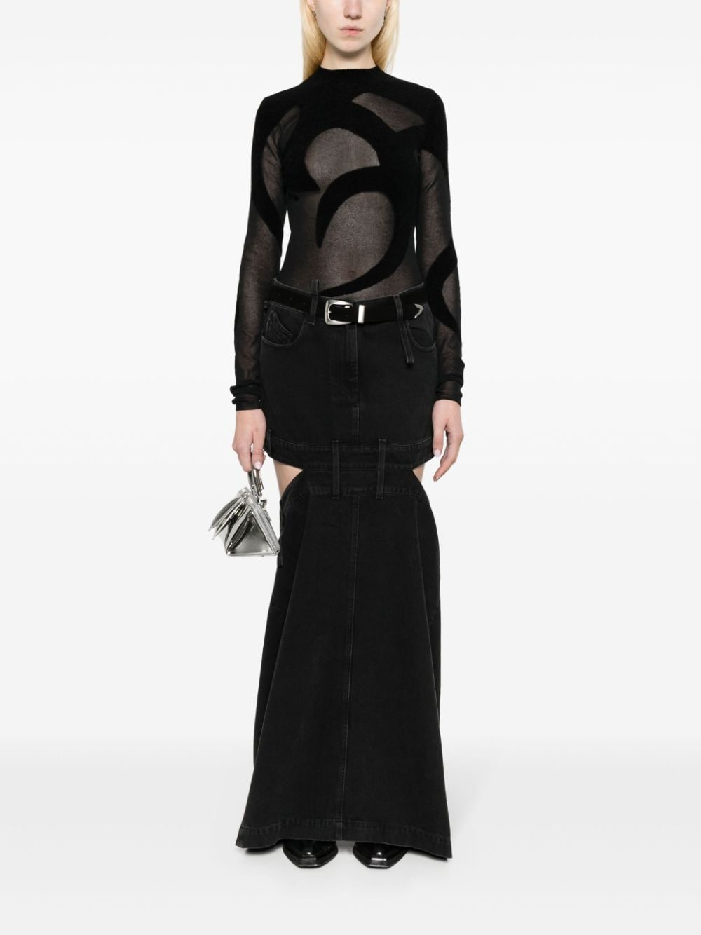 [The Attico] Long skirt SS24 241WCS191D068100