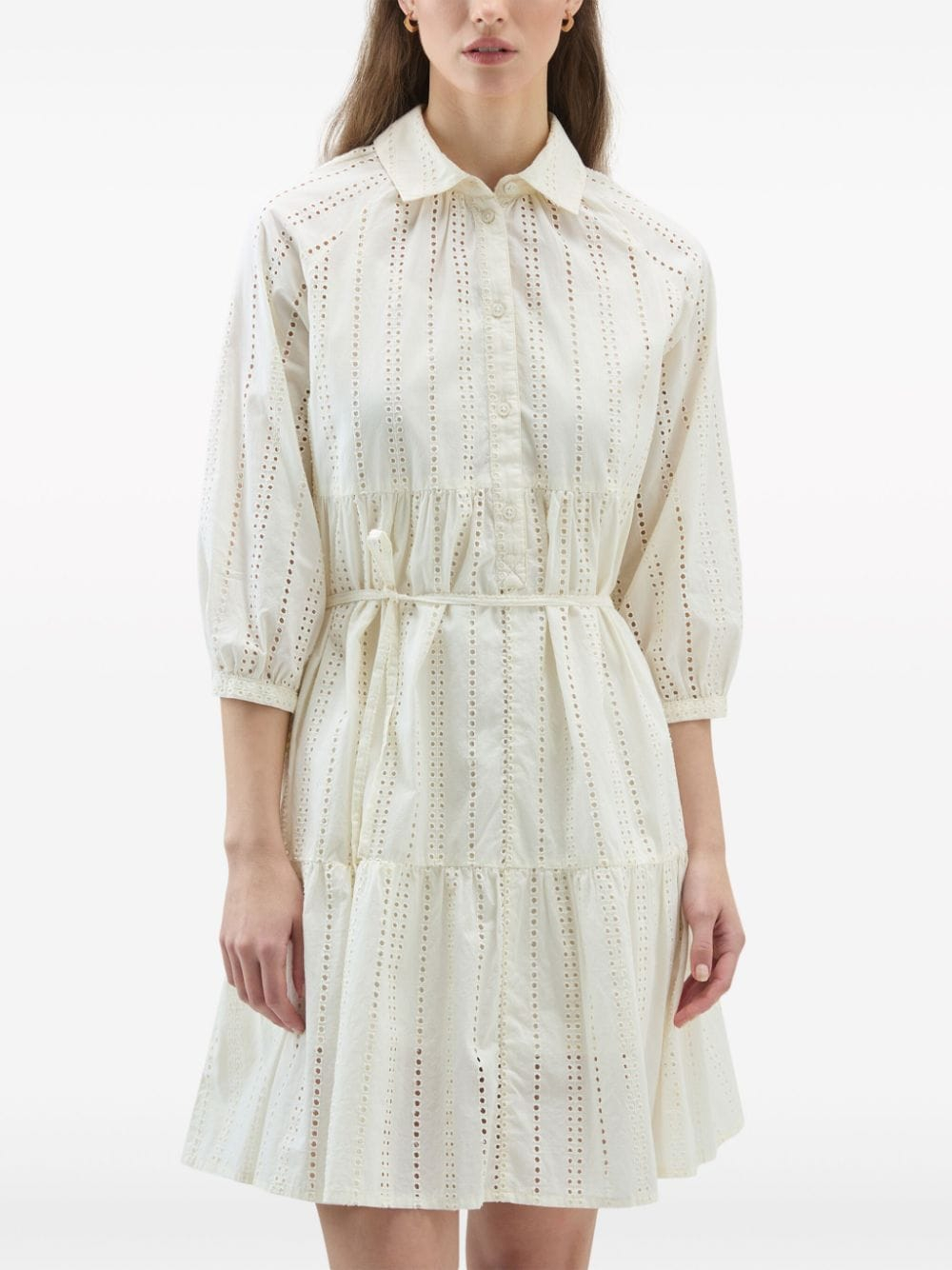 [Woolrich] Long sleeve dress SS24 CFWWDR0152FRUT37108178