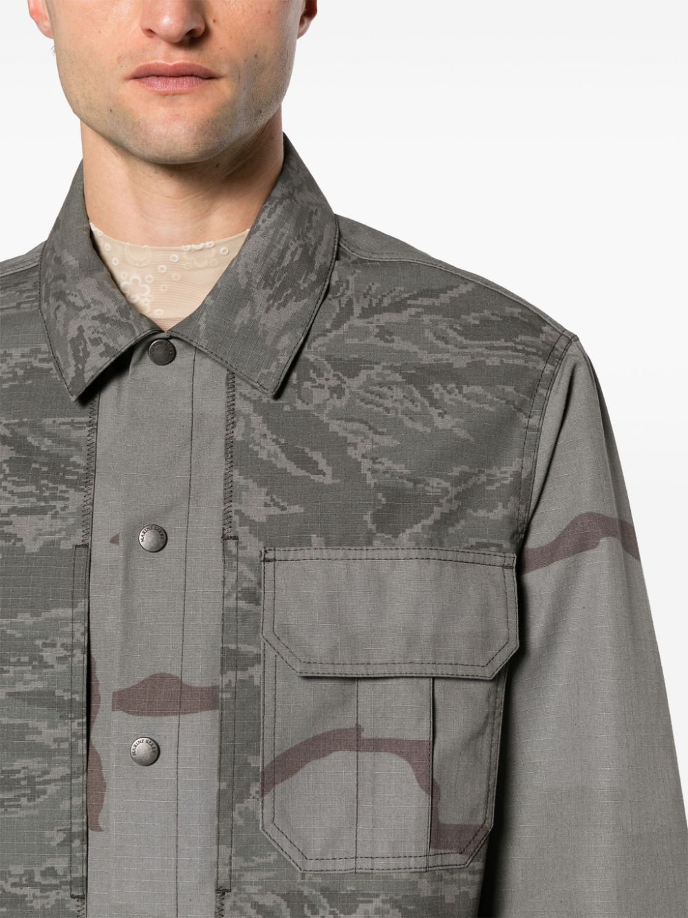[MARINE SERRE] Casual Jacket SS24 MSI029DWOV0017GR90