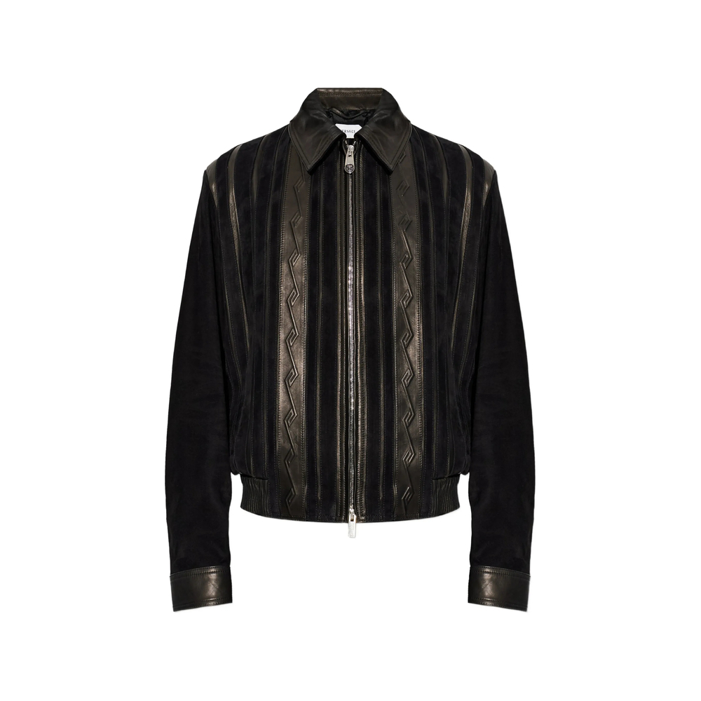 [Versace] Leather Jacket FW26 1A18634 1025897 1B000