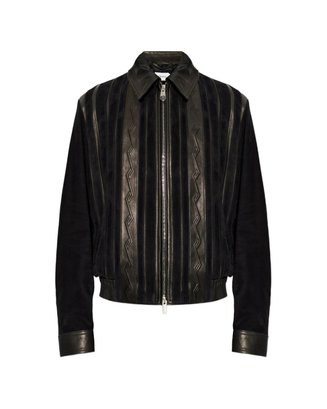 [Versace] Leather Jacket FW26 1A18634 1025897 1B000