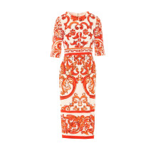 [Dolce & Gabbana] Long sleeve dress FW26 F6EAJTGDDRJS9000